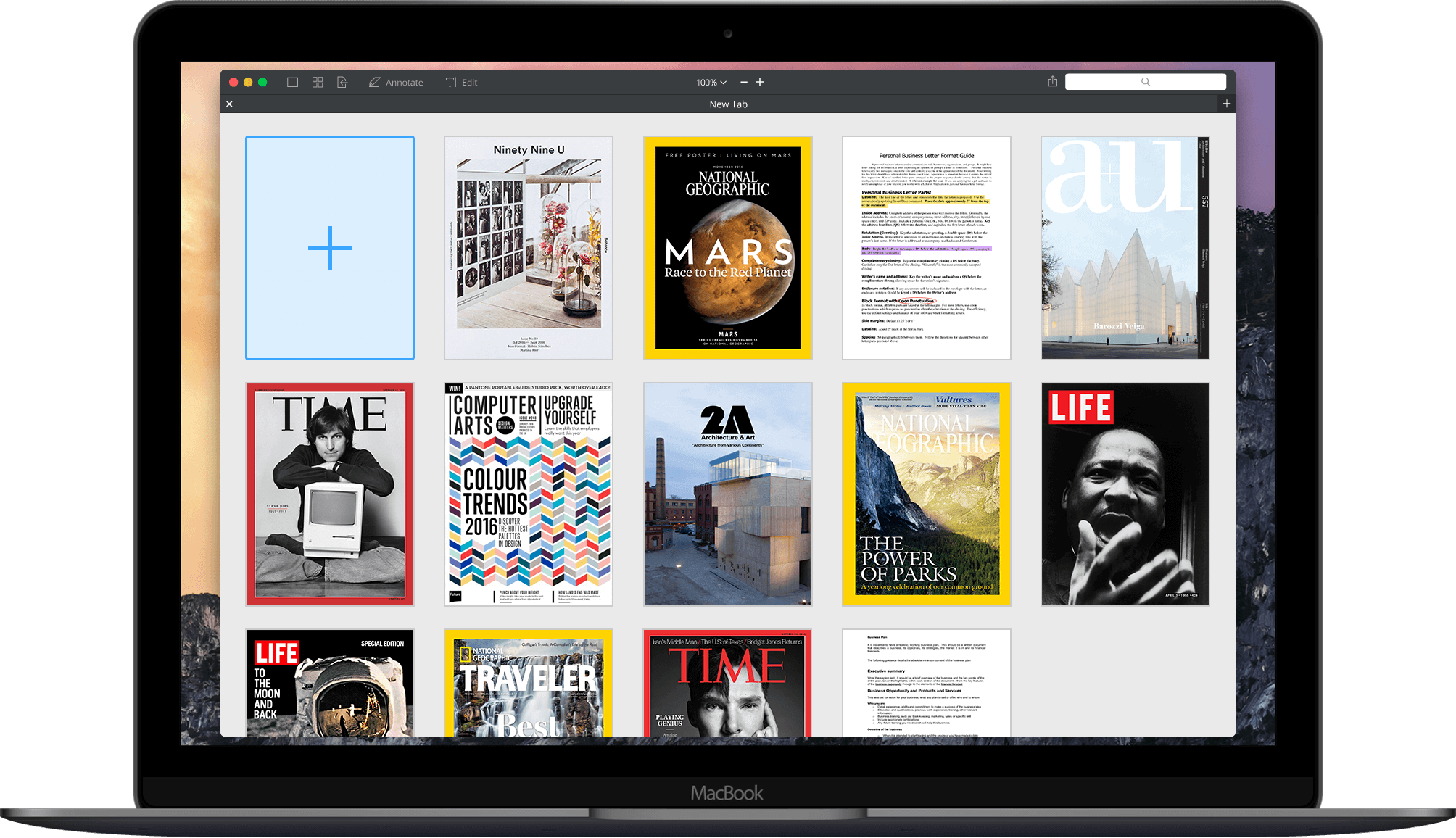 how to create a pdf on mac that show whole screen