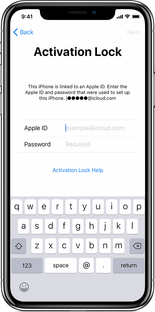 check iphone activation lock