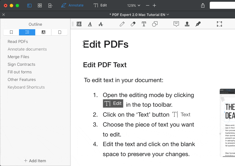 How To Create A Table Of Contents In A Pdf On Mac Pdf Expert