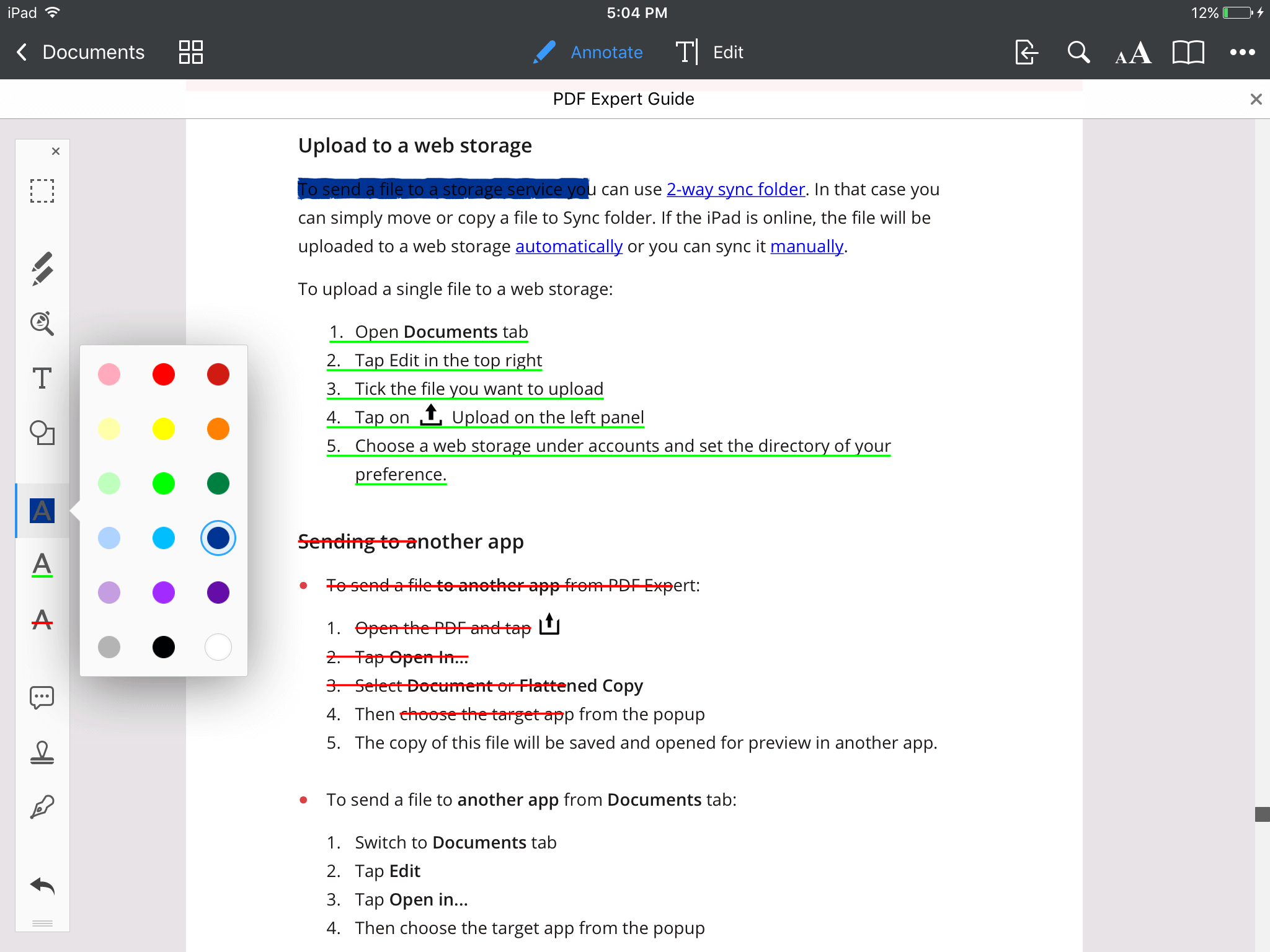 ipad pdf reader annotator that works with os