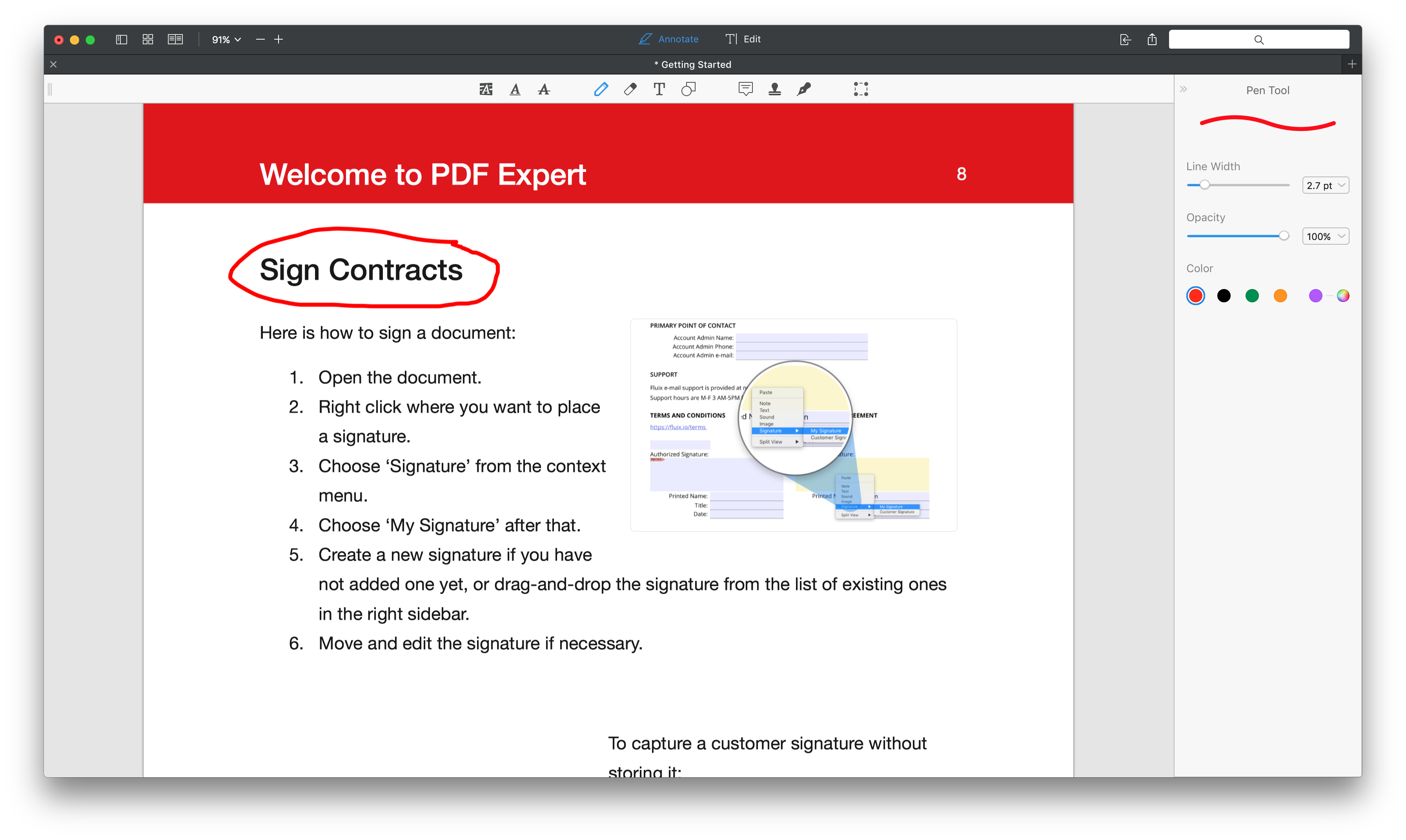 Mac で Pdf に注釈を付ける方法 Pdf Expert