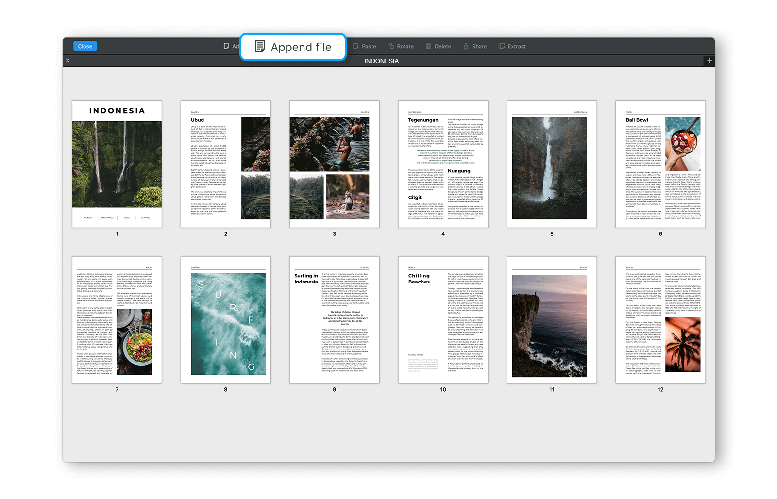 combine pdfs preview mac