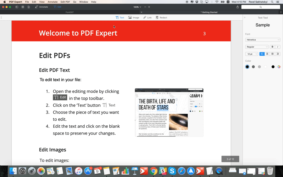 edit pdf in pdf expert app