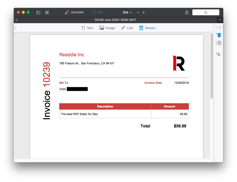 redacting pdf on mac