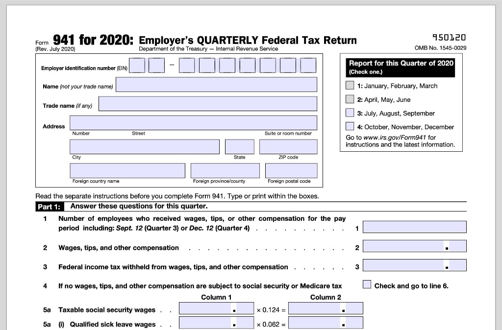 Fillable 941 Form 2025 Rosa N Bak