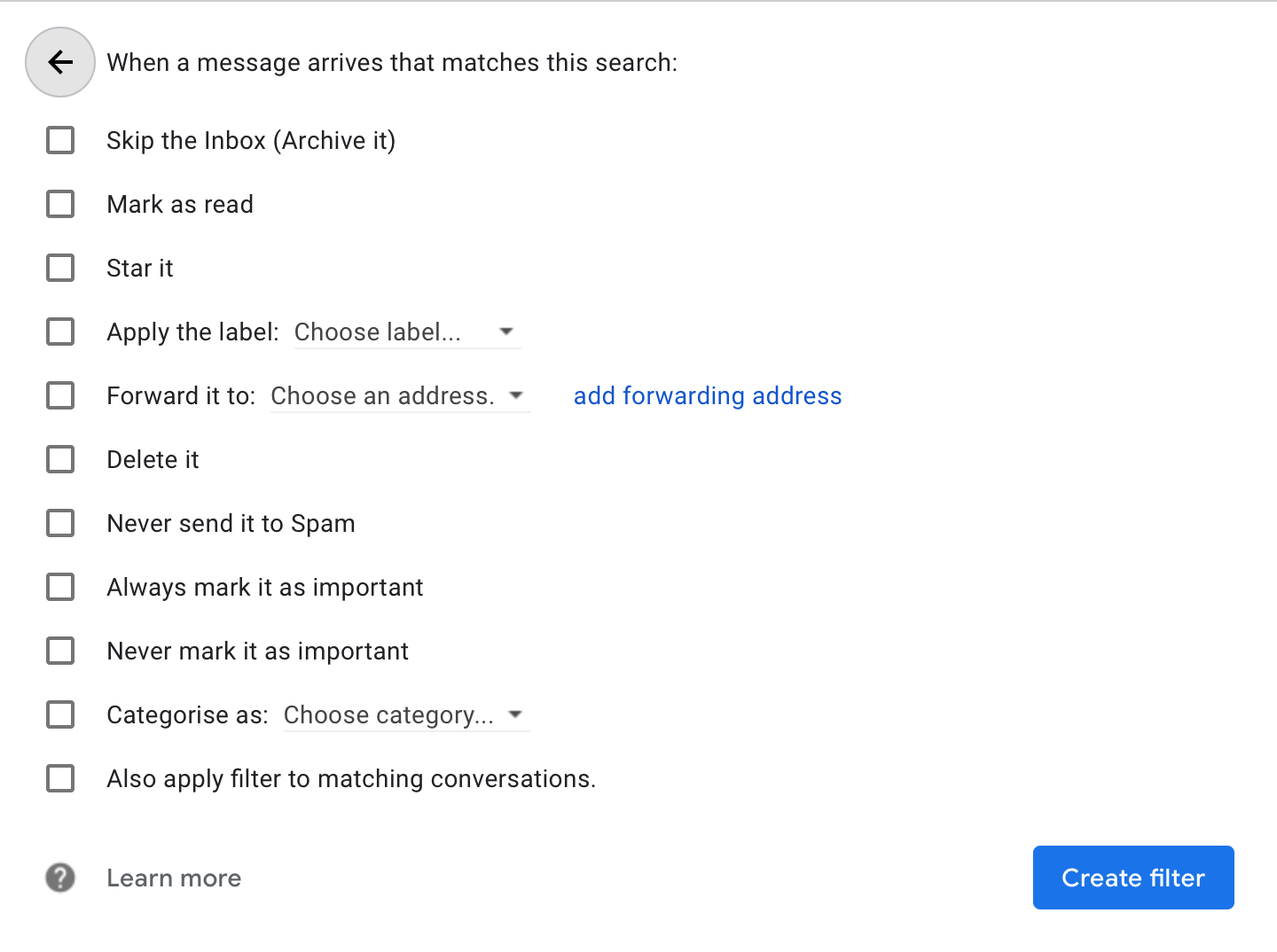 Comment organiser la boîte de réception Gmail capture d'écran