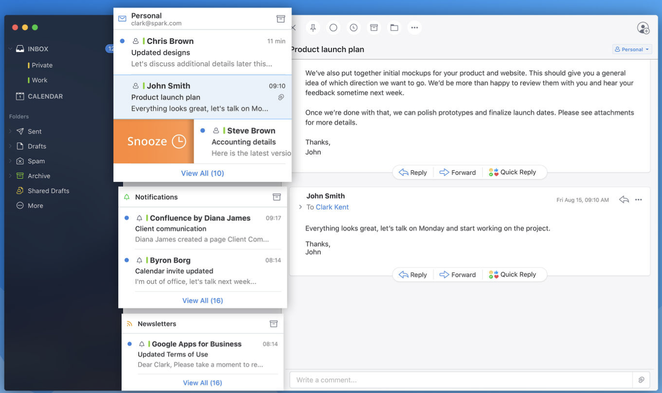 7 Reasons Why Spark Mail App Makes the Best Inbox by Gmail ...