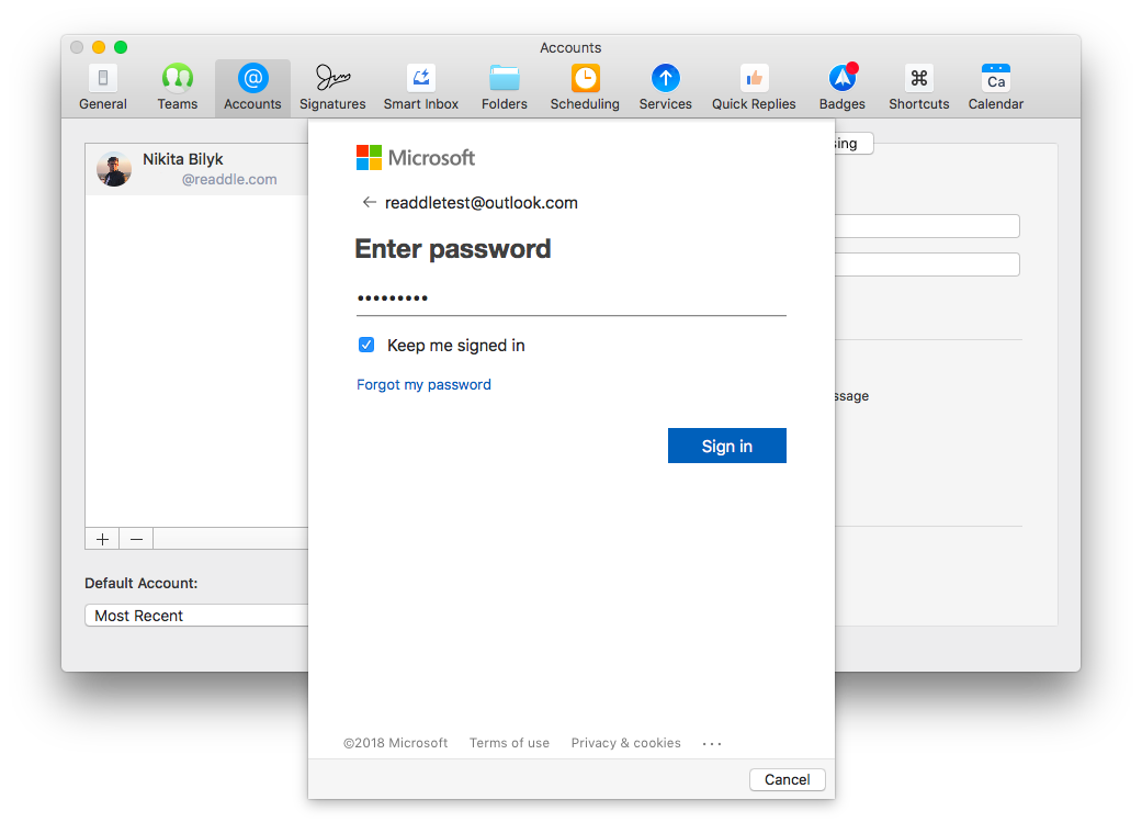 automatically attach vcard outlook for mac