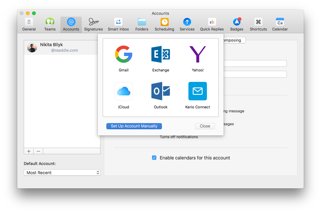 setup hotmail account as exchange account on mac mail