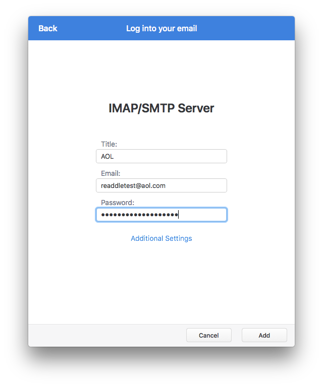 spark for mac custom mail server settings